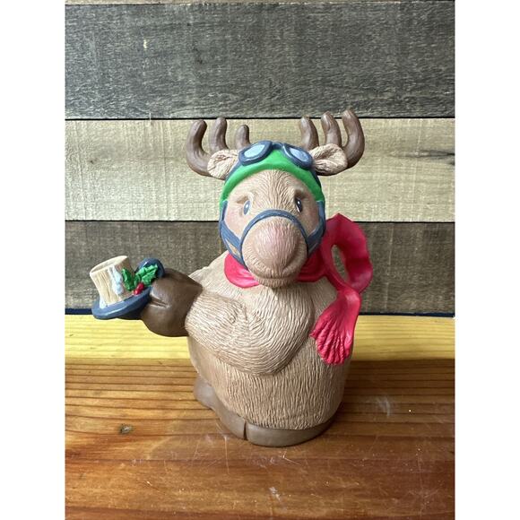Ceramic Handpainted Deer Teapot 8” - Picture 1 of 9